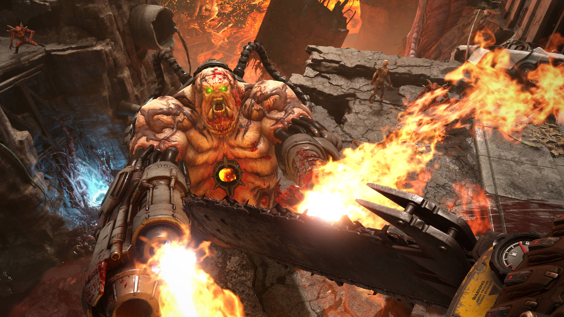 Doom 4k Eternal Fight Scene Wallpaper