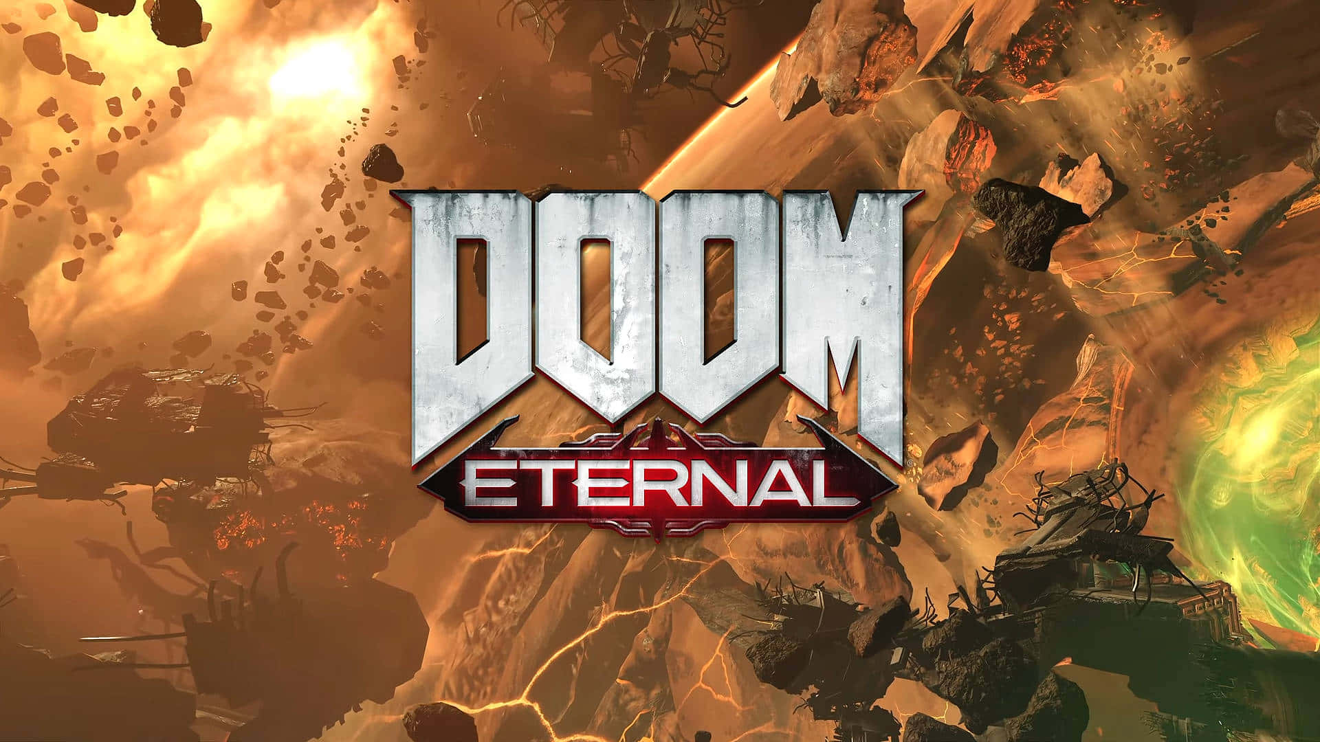 Udforsk det dybe hav med Doom Eternal: Tag undervandseventyret med dig på skærmen Wallpaper