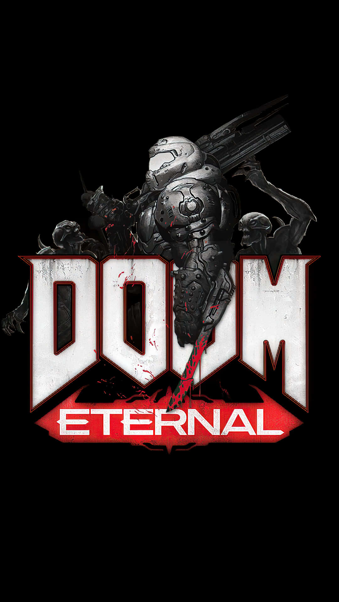 Llevatu Experiencia De Juego Al Siguiente Nivel Con Doom Eternal Para Iphone. Fondo de pantalla