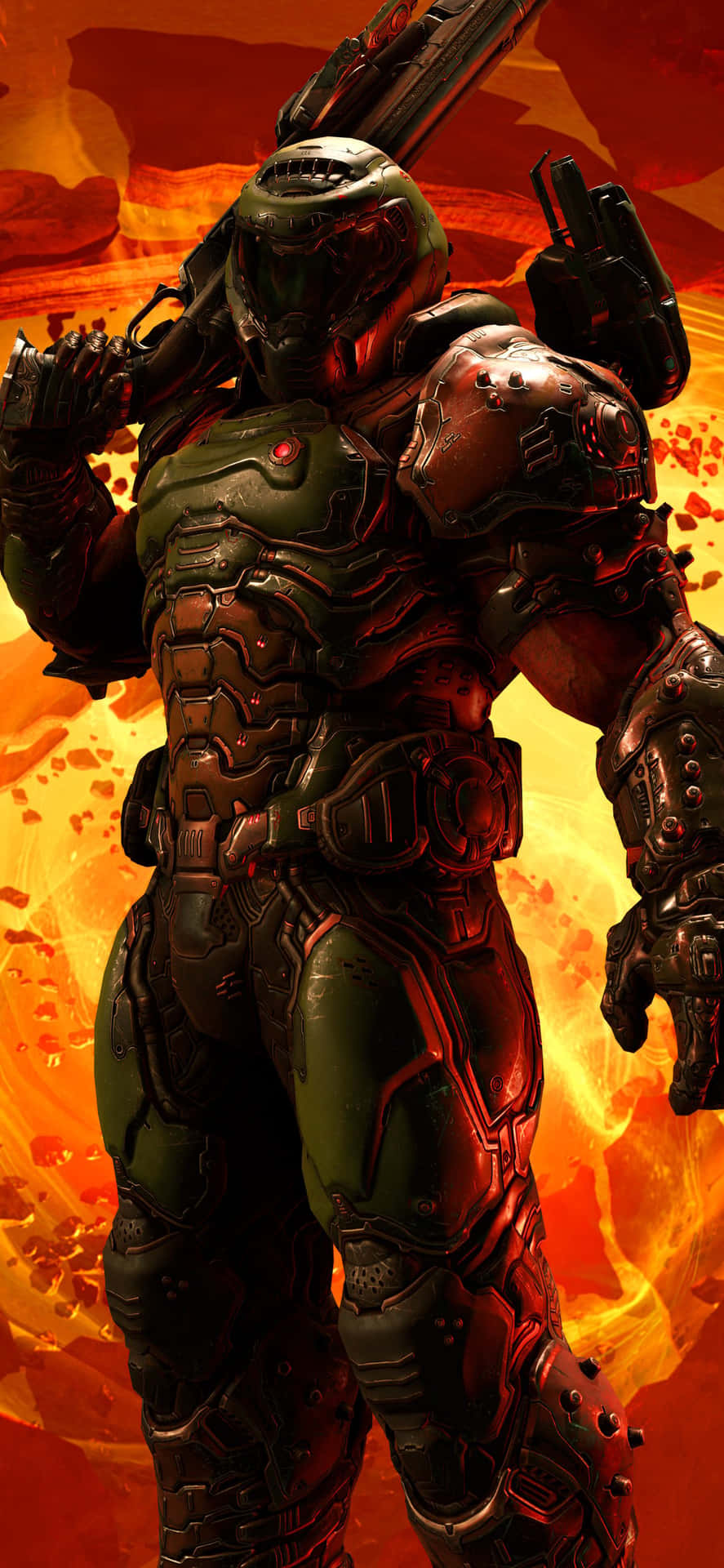 Slip den ultimative Doom Eternal-oplevelse ud fra din iPhone Wallpaper