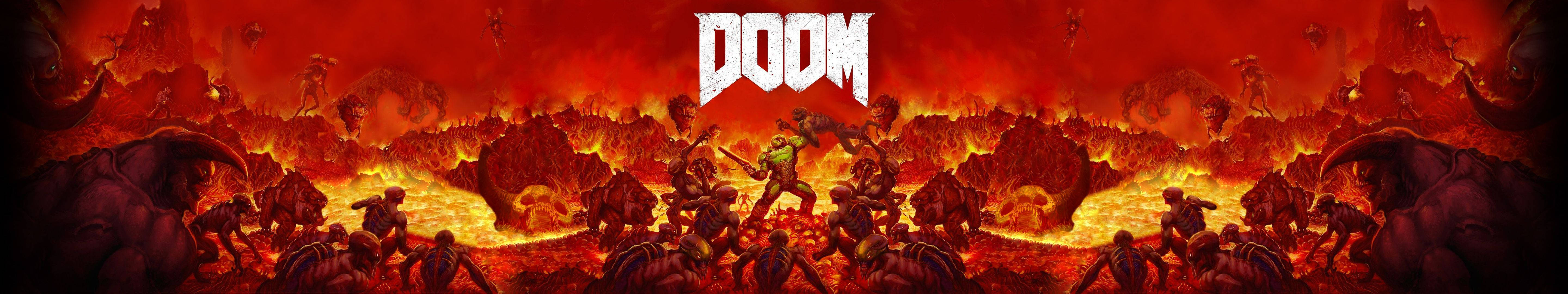 Doom - the ultimate challenge in intense, sci-fi first-person shooting Wallpaper