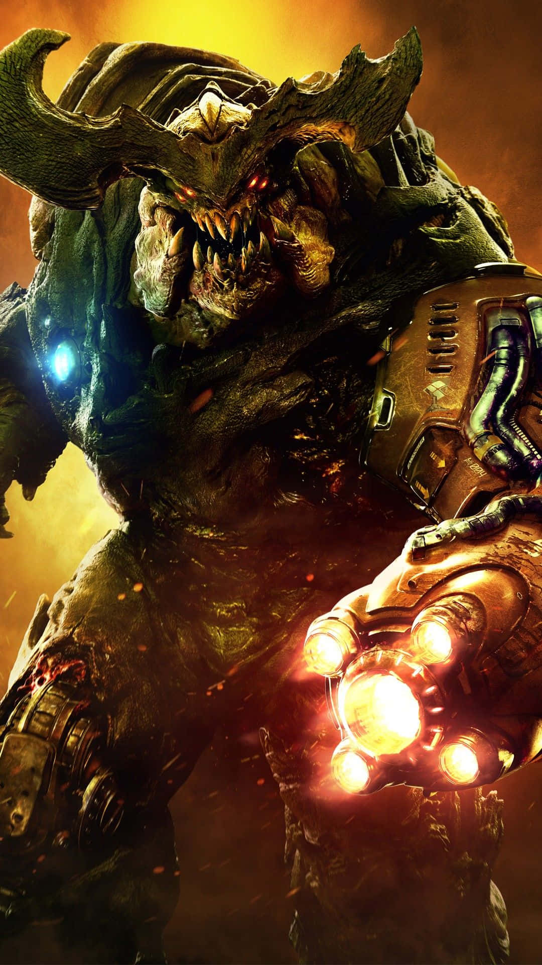 "Experience Doom on Your iPhone!" Wallpaper