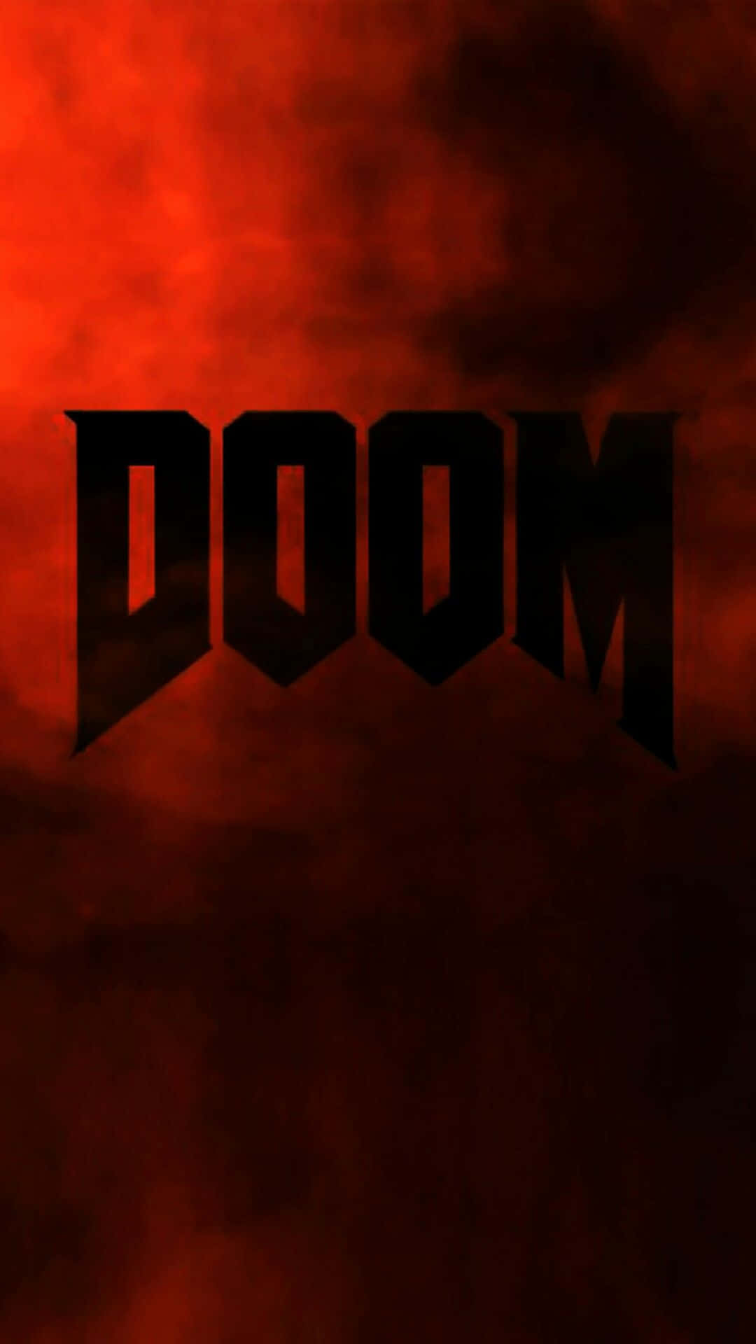 Doom Iphone Red Black Wallpaper