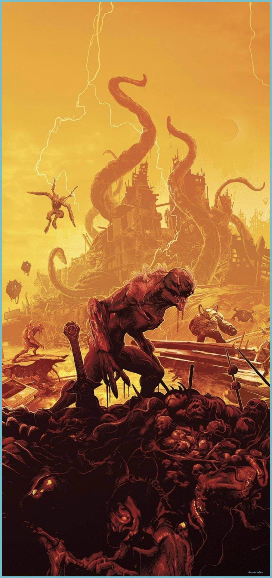 En plakat for filmen 'Apokalypsen' Wallpaper