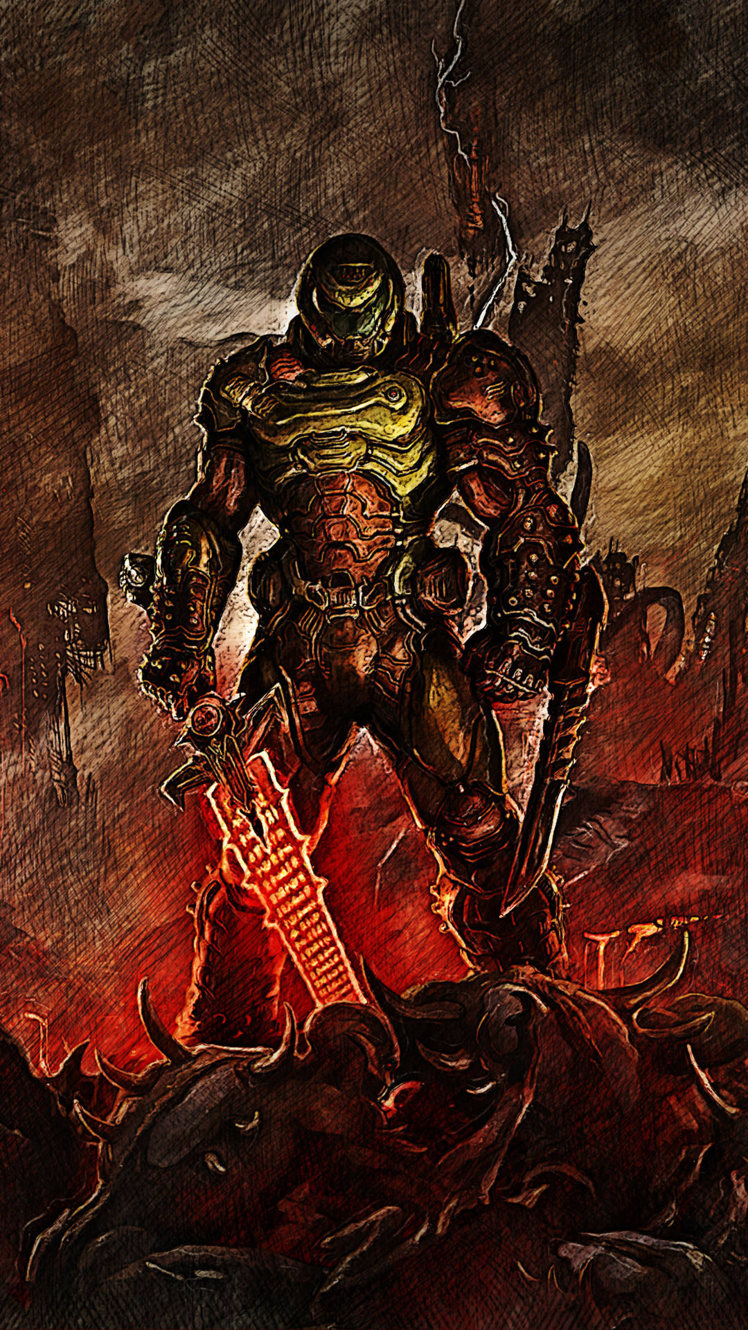 Doom - Slayer - Hd Wallpaper Wallpaper