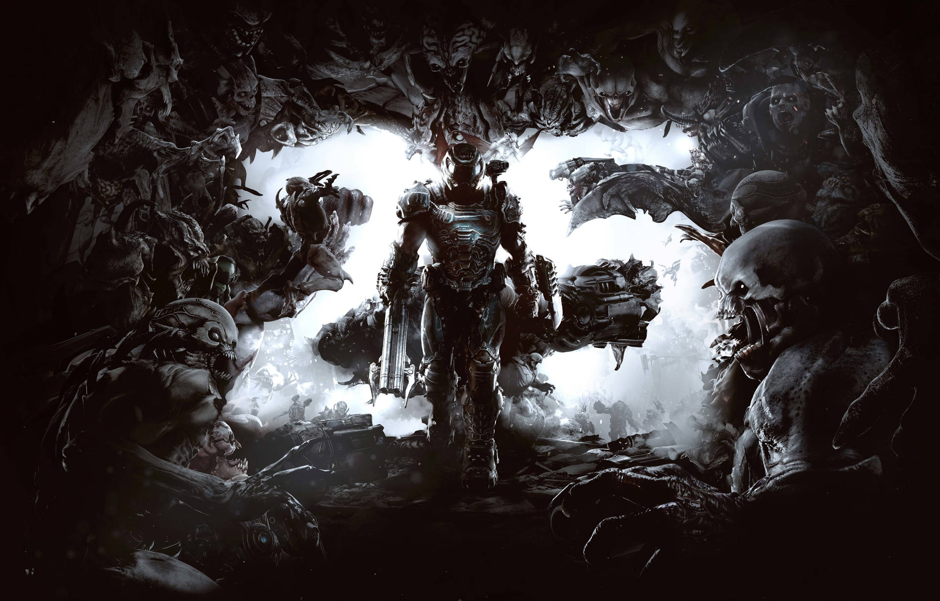 Doomguy Doom 25-års Jubilæum Wallpaper