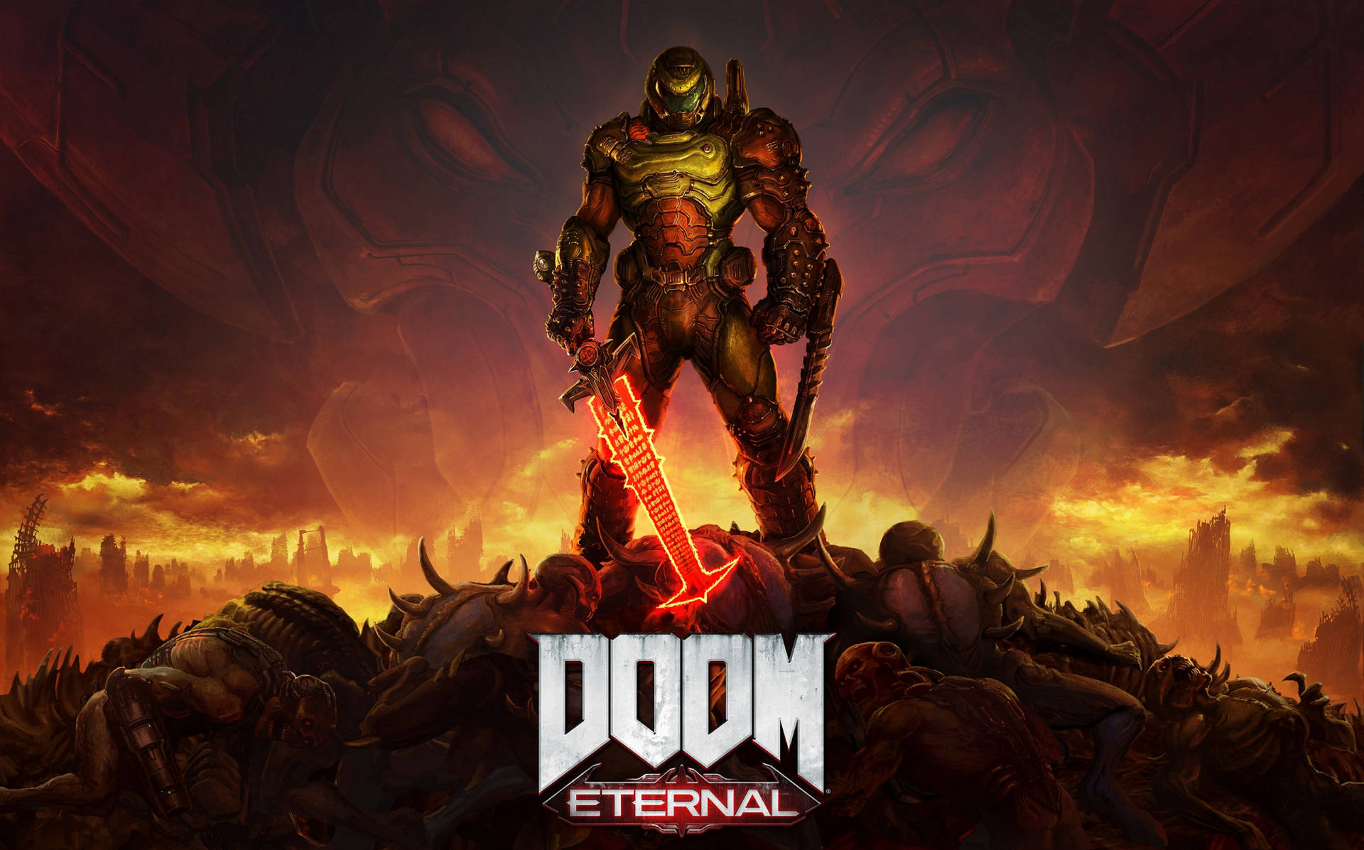 Doomguy Eternal Poster Wallpaper