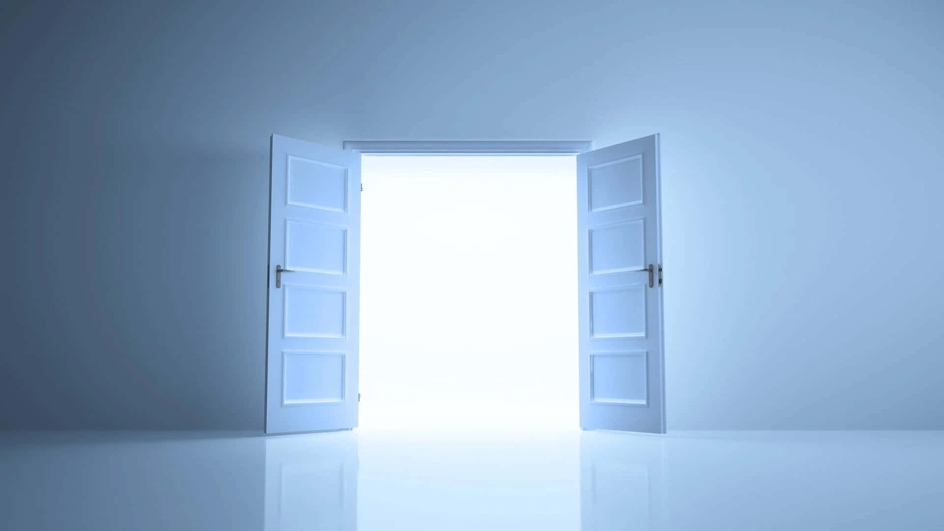 An Open Door Leading Into A Room