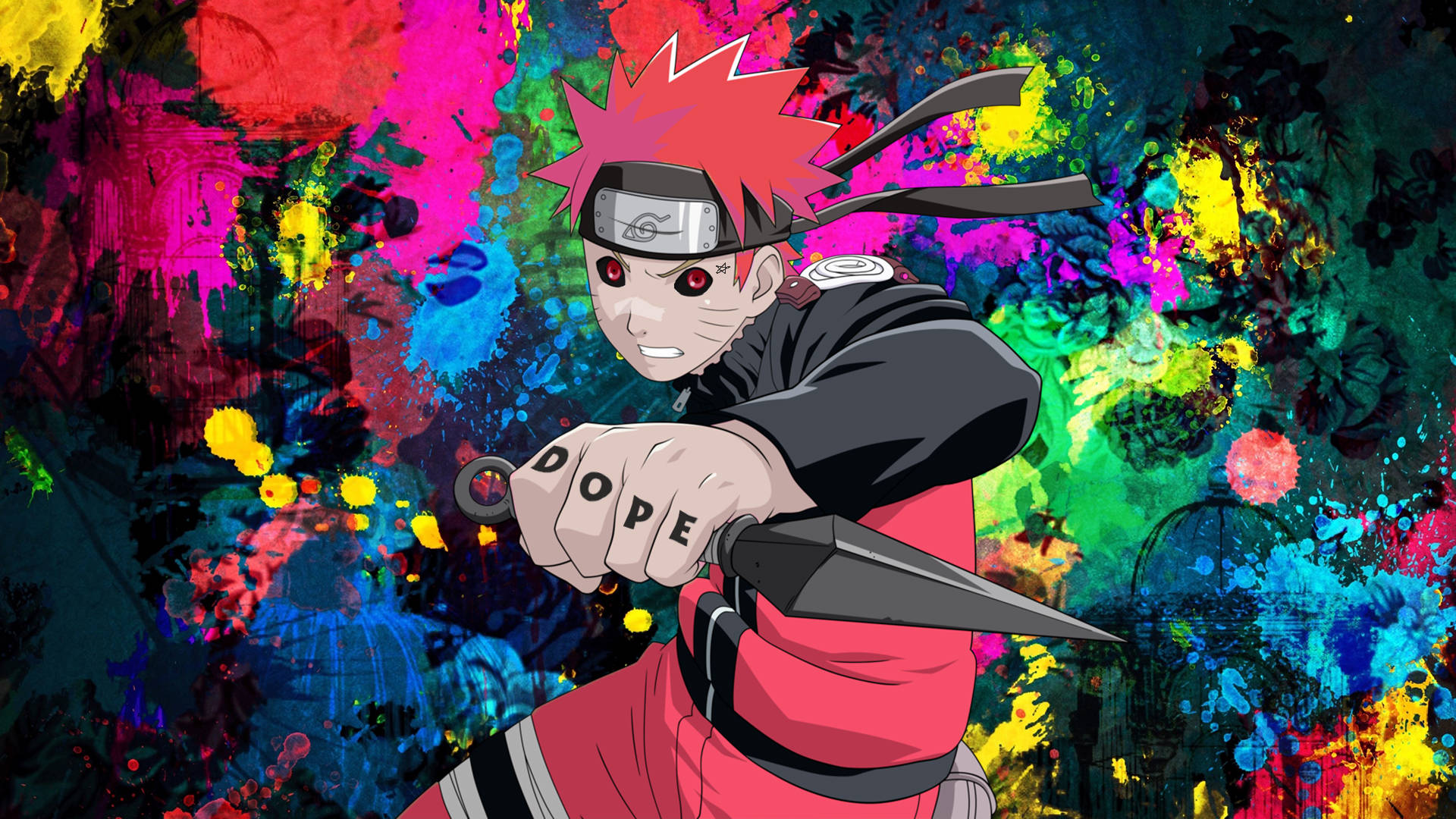 Dope Anime Naruto Vibrant Wallpaper