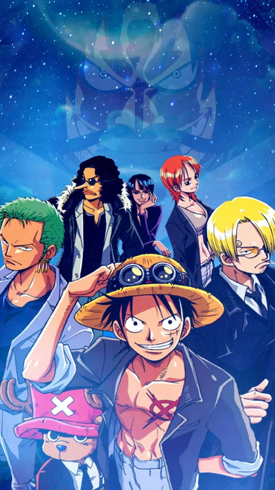 Dope Anime Stråhat Pirater Wallpaper