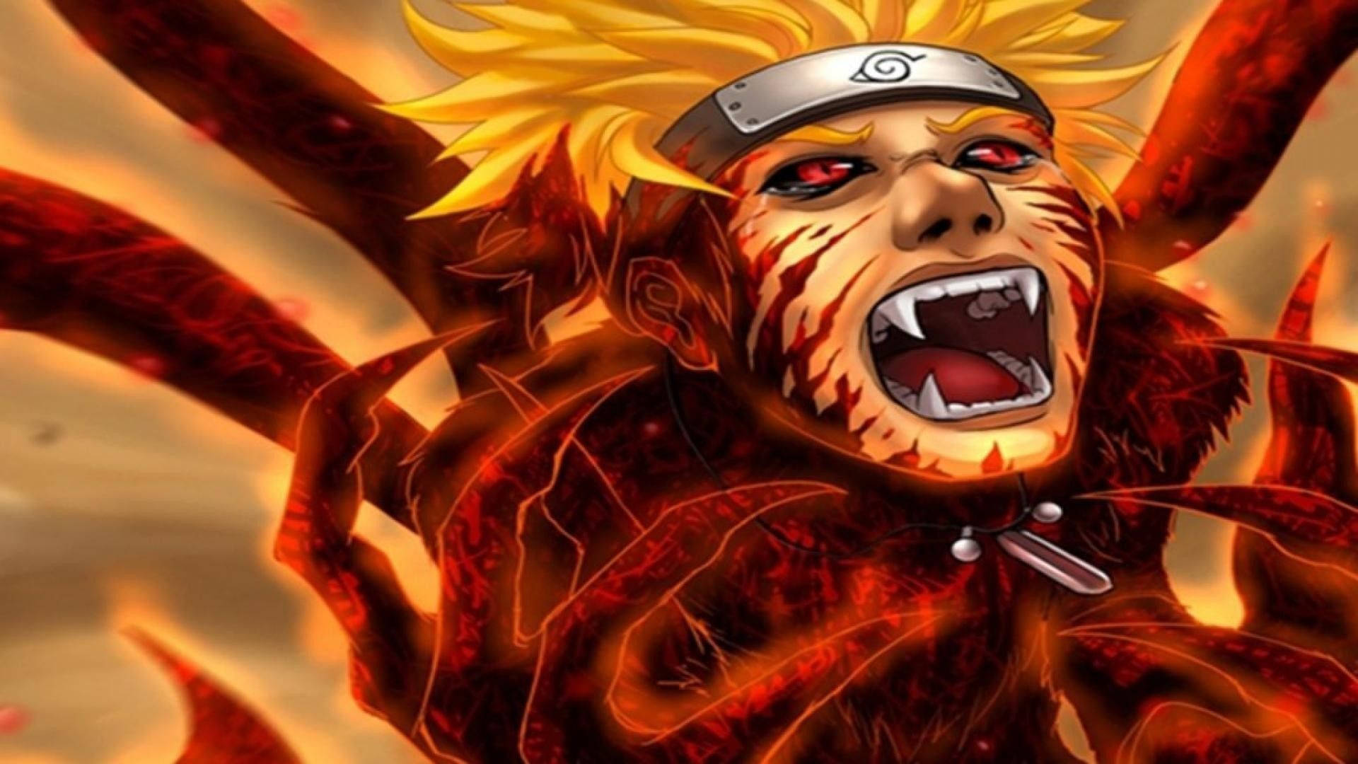Naruto,la Bestia De Nueve Colas De Anime Genial. Fondo de pantalla