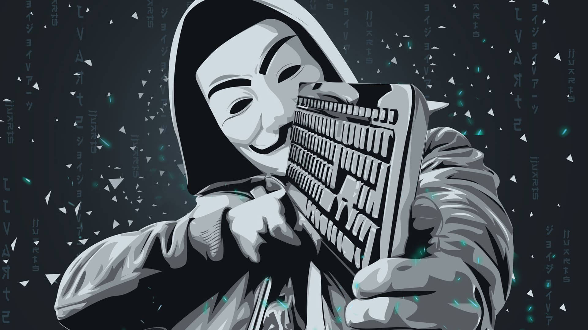 Dope Anonymous Art Background