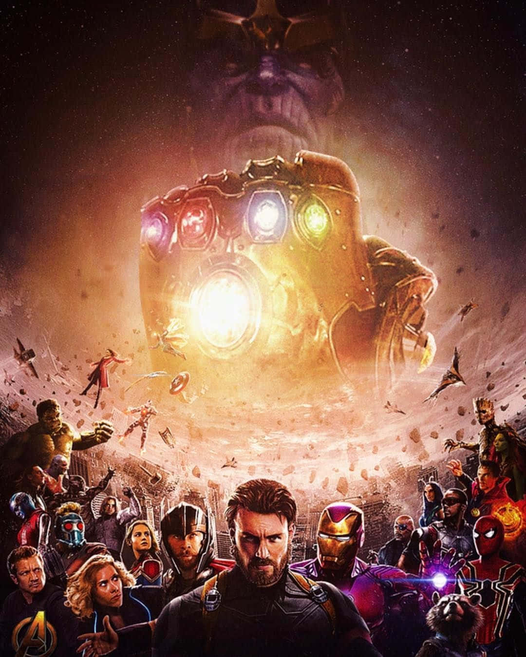 Dope Avengers Thanos Infinity Gauntlet Wallpaper