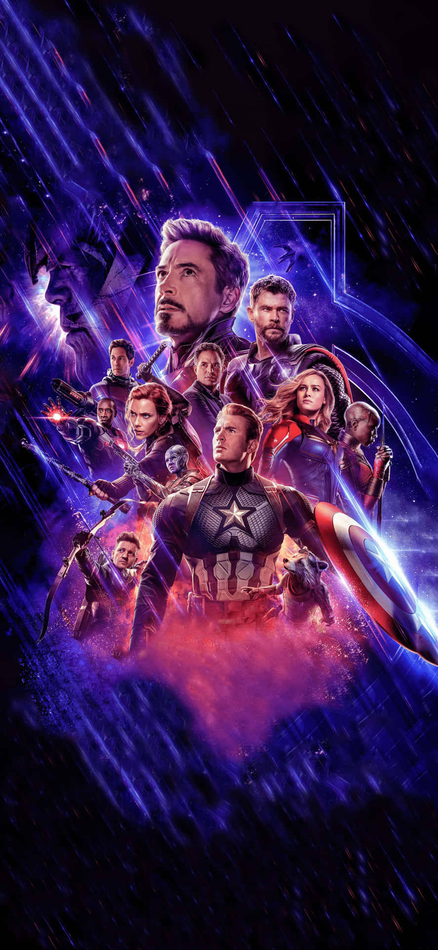 Purple Dope Avengers Endgame Phone Wallpaper