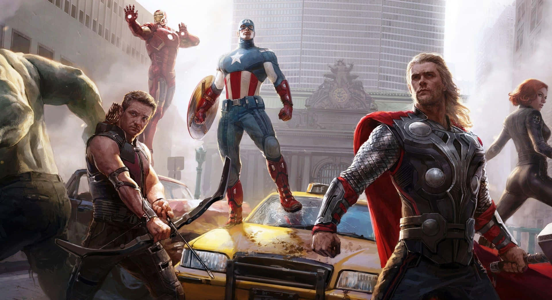 Marvel lækker Avengers Age Of Ultron Tapet Wallpaper