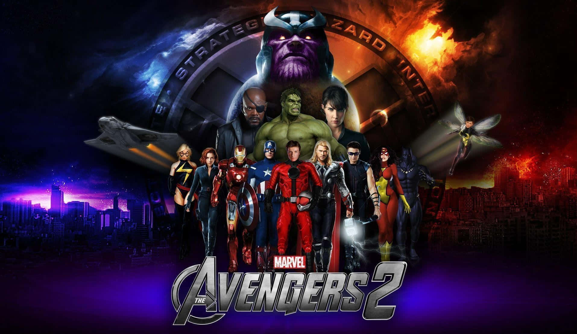 Dope Avengers 2 Movie Poster Wallpaper