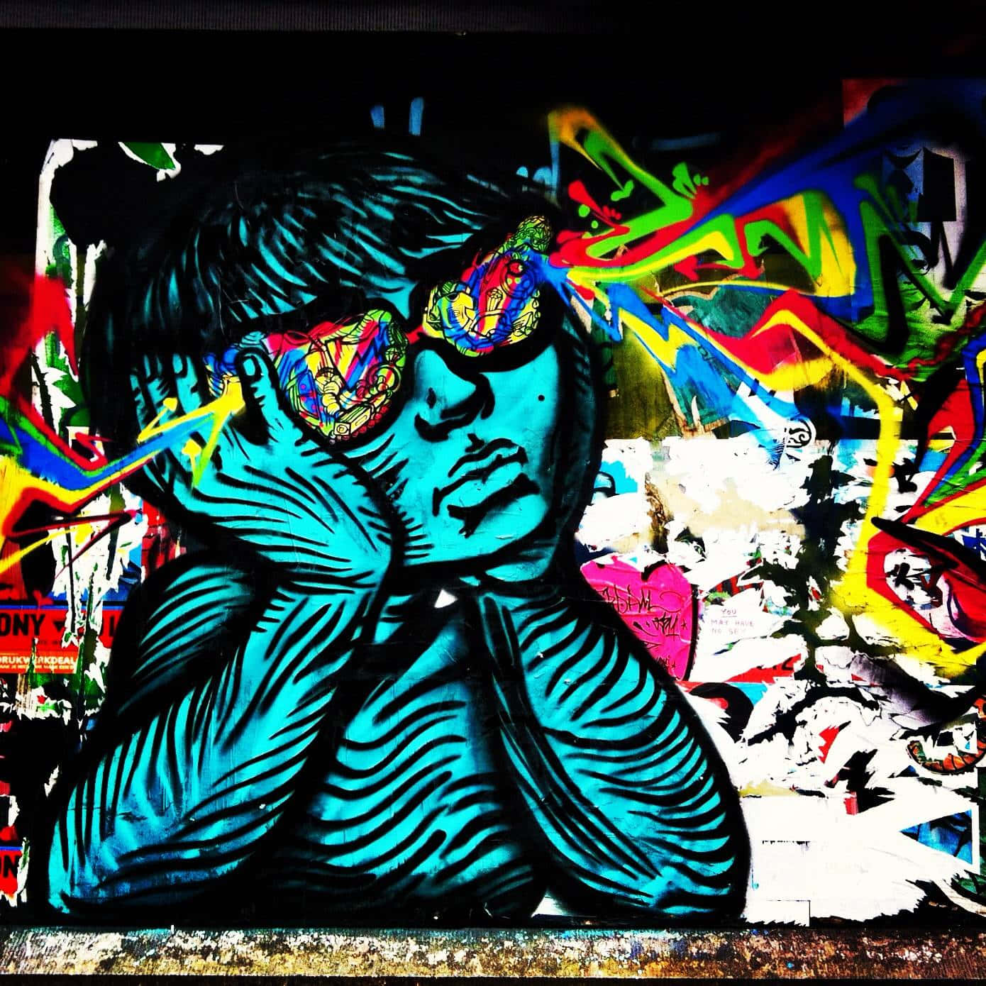"Creativity Unveiled Through Graffiti" Wallpaper