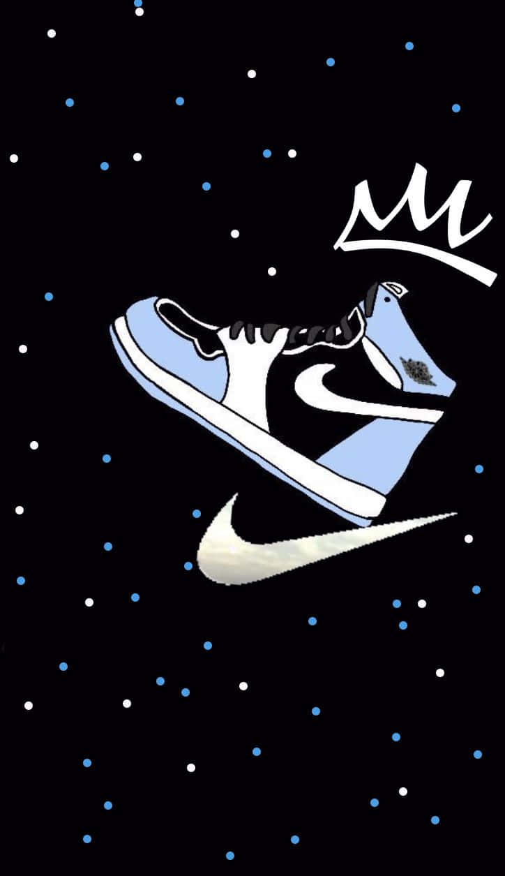 A Sneaker With A Crown On It Wallpaper