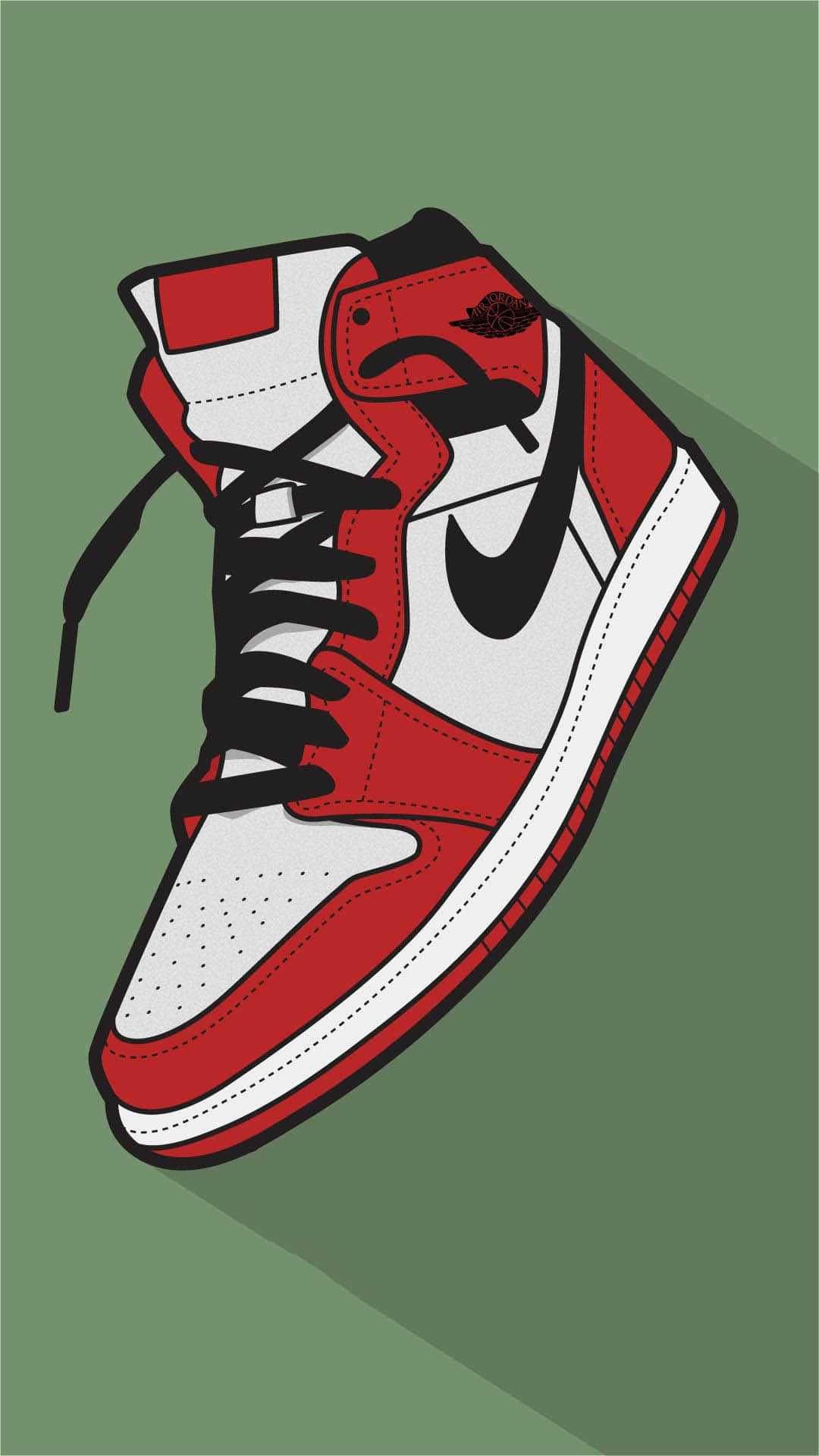 Se fly med fede Jordan sko Wallpaper