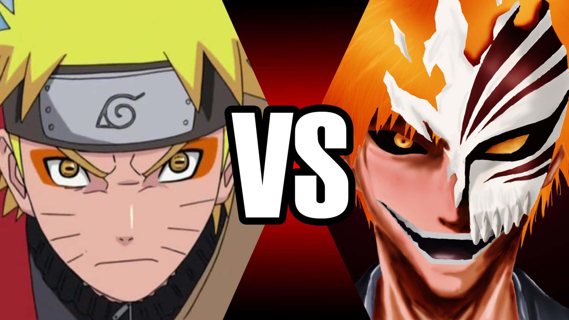 Dope Naruto Sage Mode Versus Ichigo Bankai Wallpaper