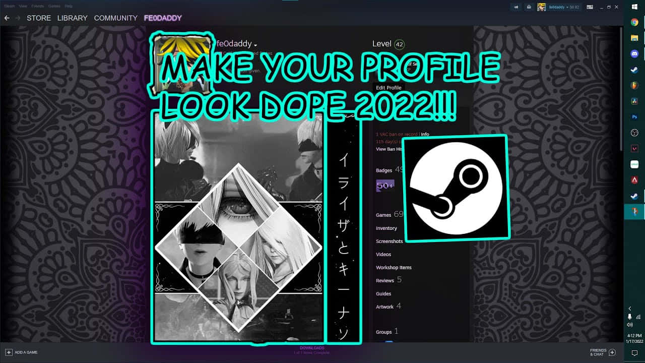 A Screen With The Text Make Your Profile Tyo Dope 2021