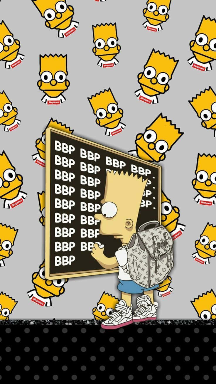 "Simpsonized for your viewing pleasure" Wallpaper