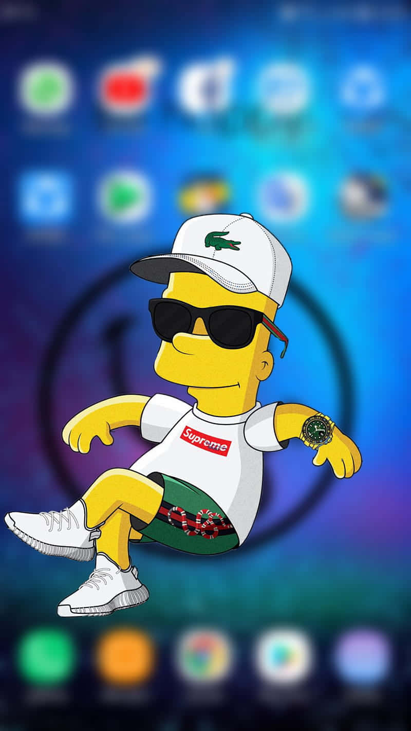 "The Dope Simpsons - Showing That Life Is Complex But Colorful!" Wallpaper