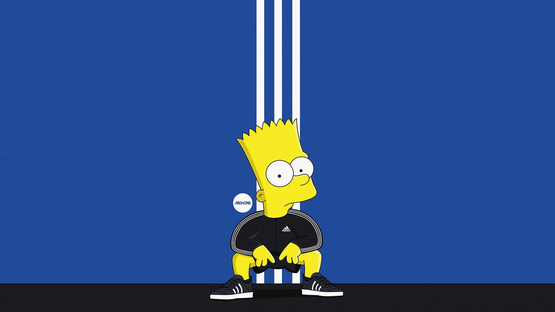 Zeit,mit Den Simpsons Dope Zu Werden Wallpaper