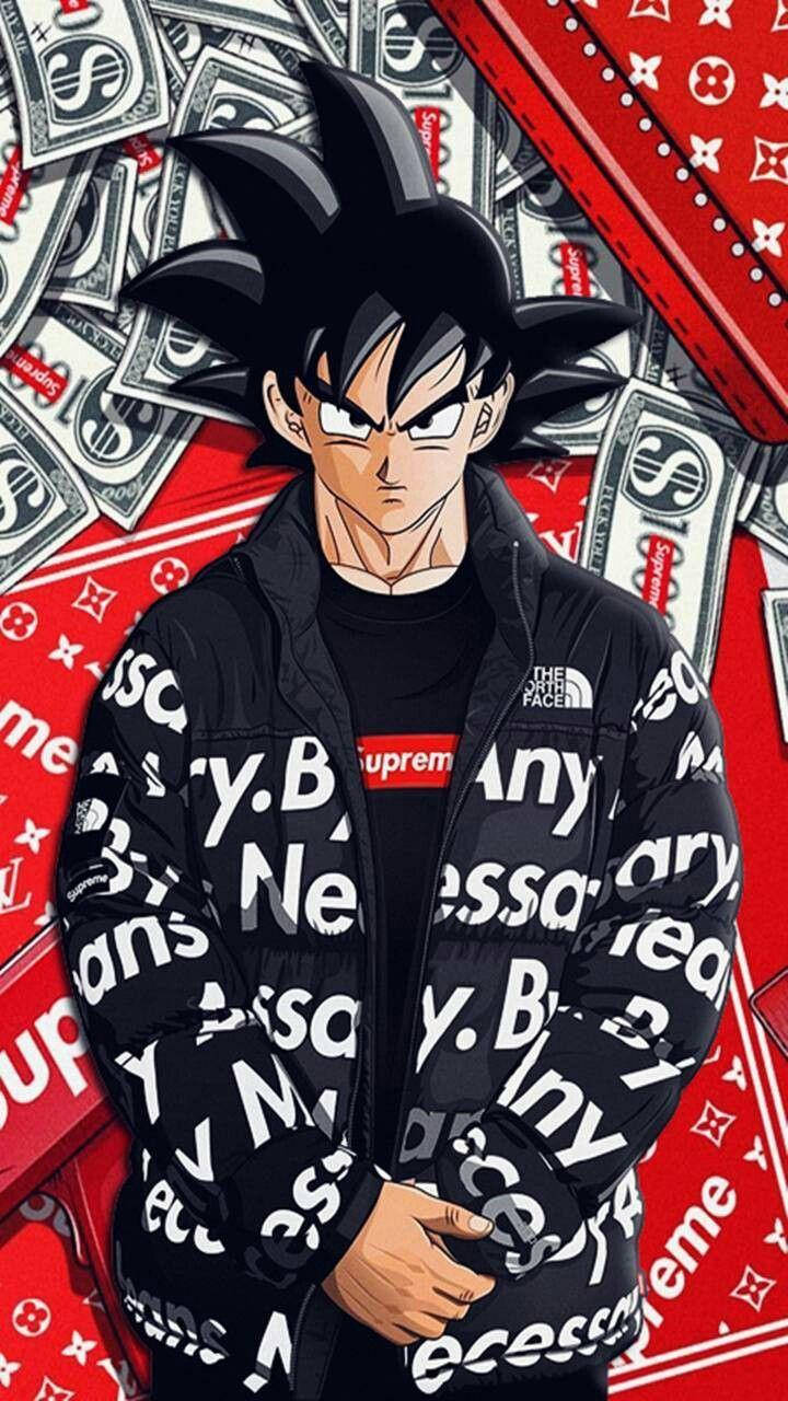 Snyggtsupreme Goku. Wallpaper