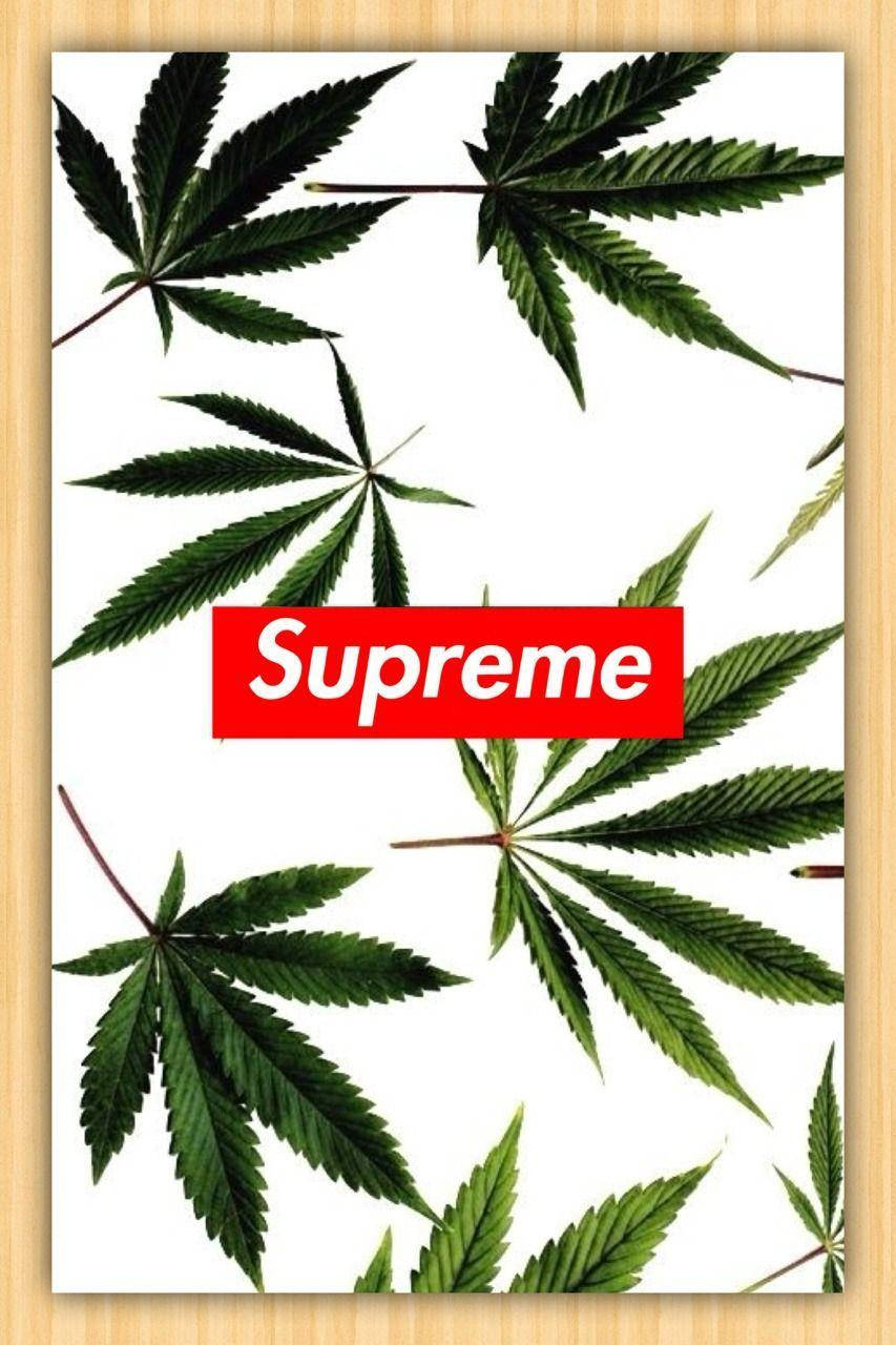 Dope Supreme Weed For Iphone Wallpaper