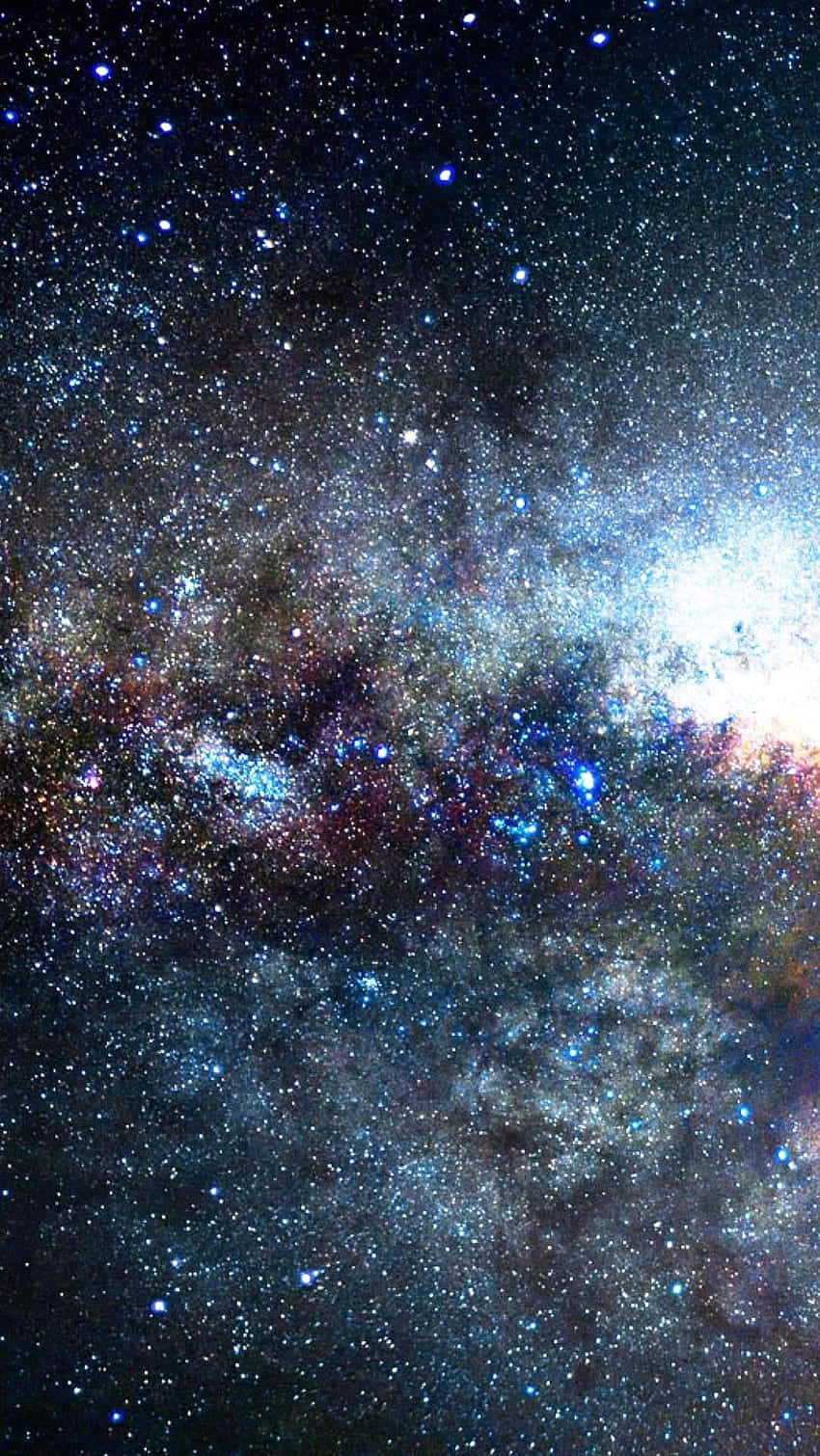 Elalucinante Tumbler De La Vía Láctea En El Espacio Con Estrellas Fondo de pantalla