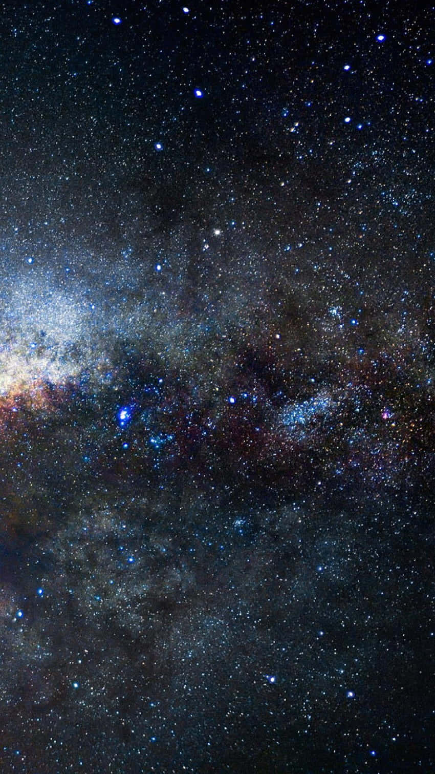 Diemilchige Galaxie Mit Sternen Und Sternen Wallpaper