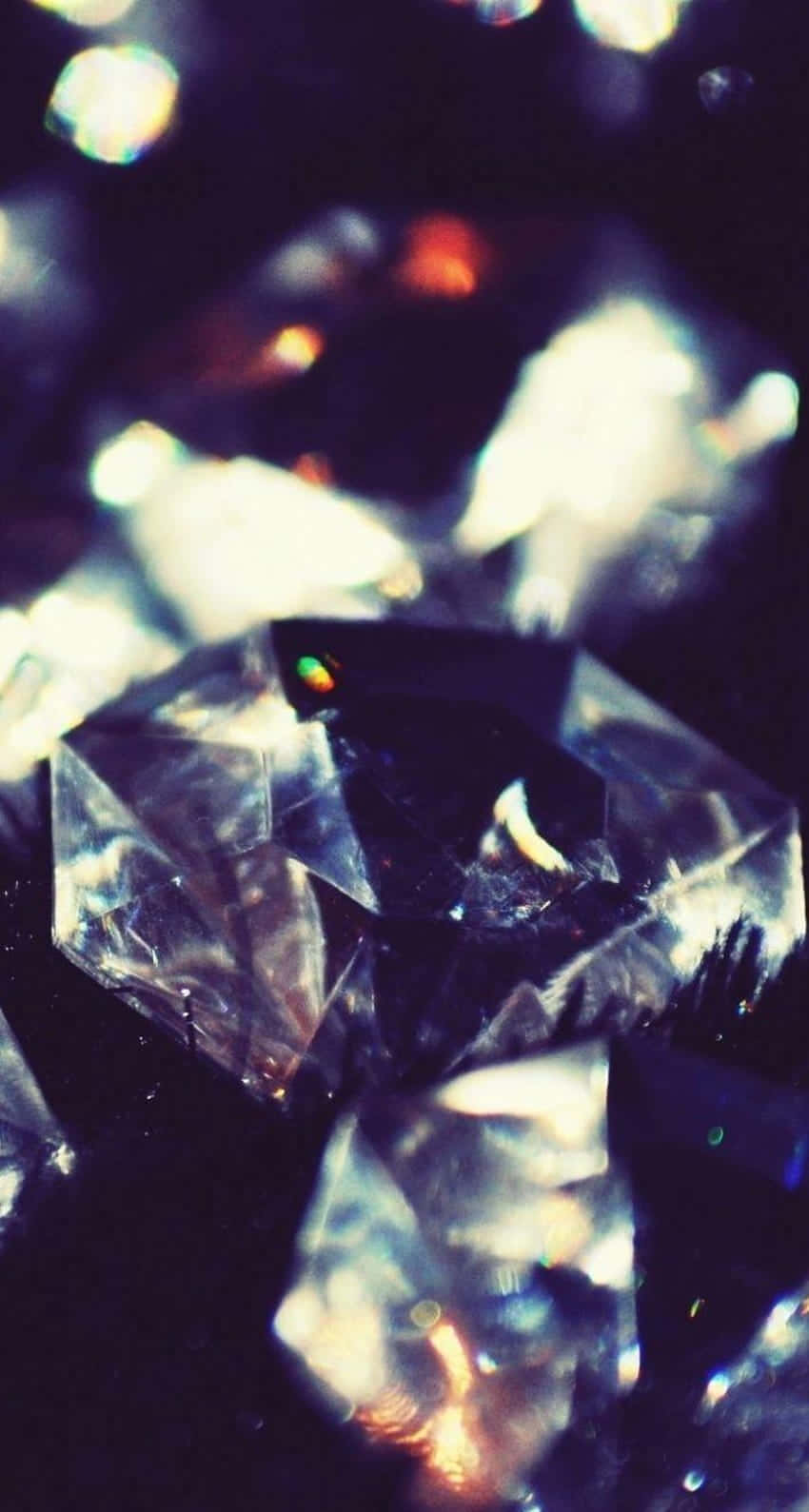 Papelde Parede Do Tumblr De Diamantes Em Close-up Incrível. Papel de Parede