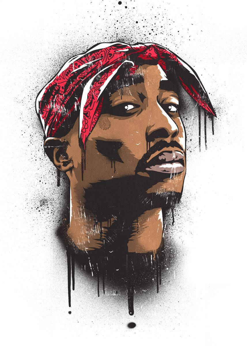"Live on, they can never take away your legacy" - Tupac Wallpaper