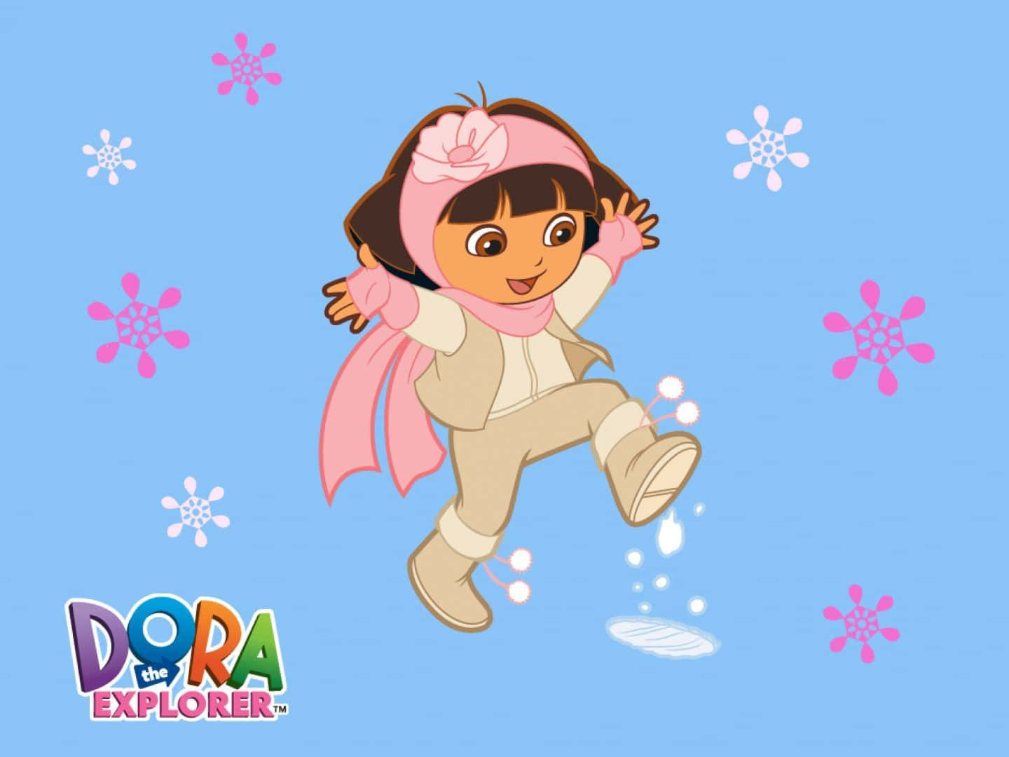 Följmed Dora På Hennes Äventyr I Den Magiska Världen!