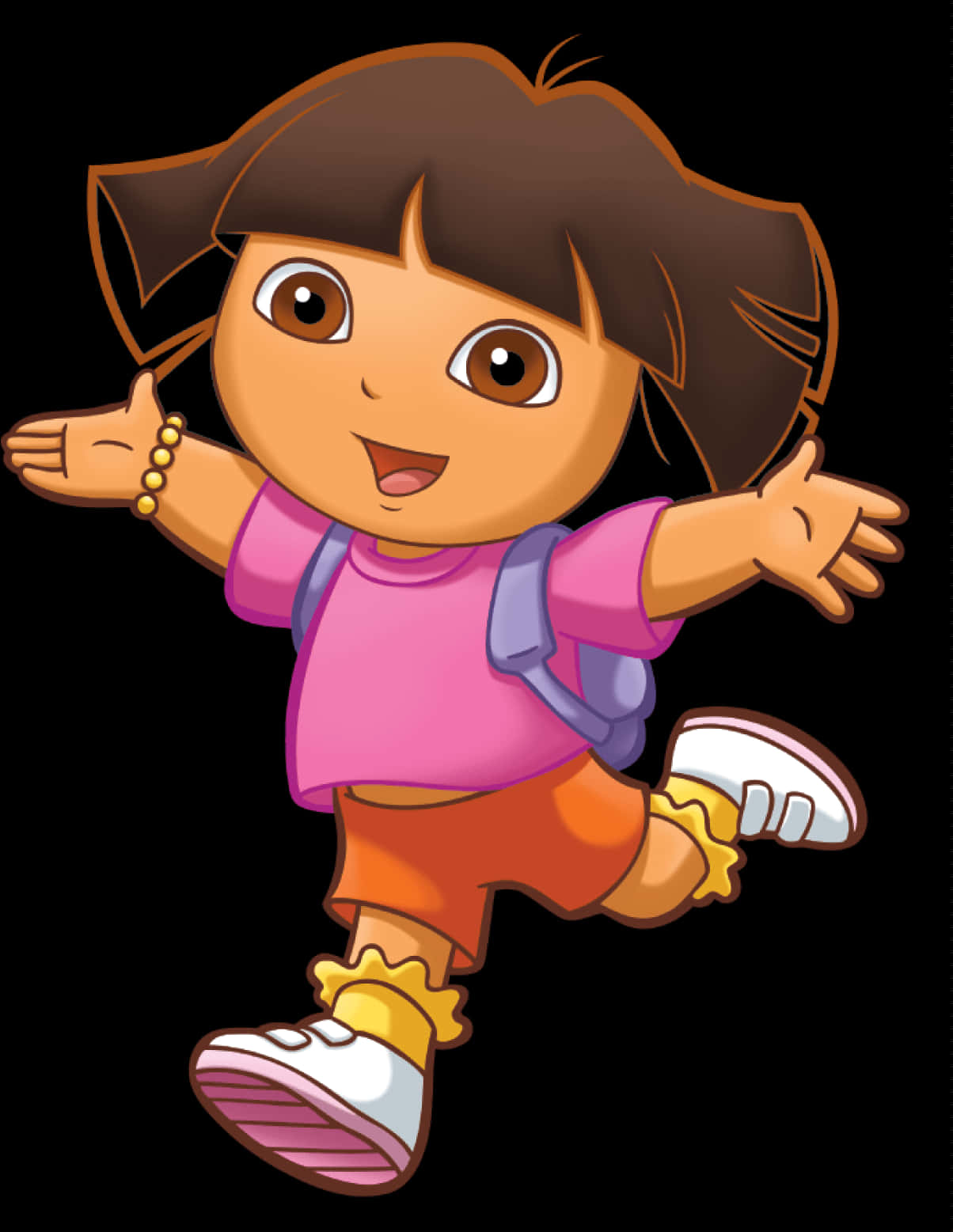 Dora The Explorer Animated Character PNG