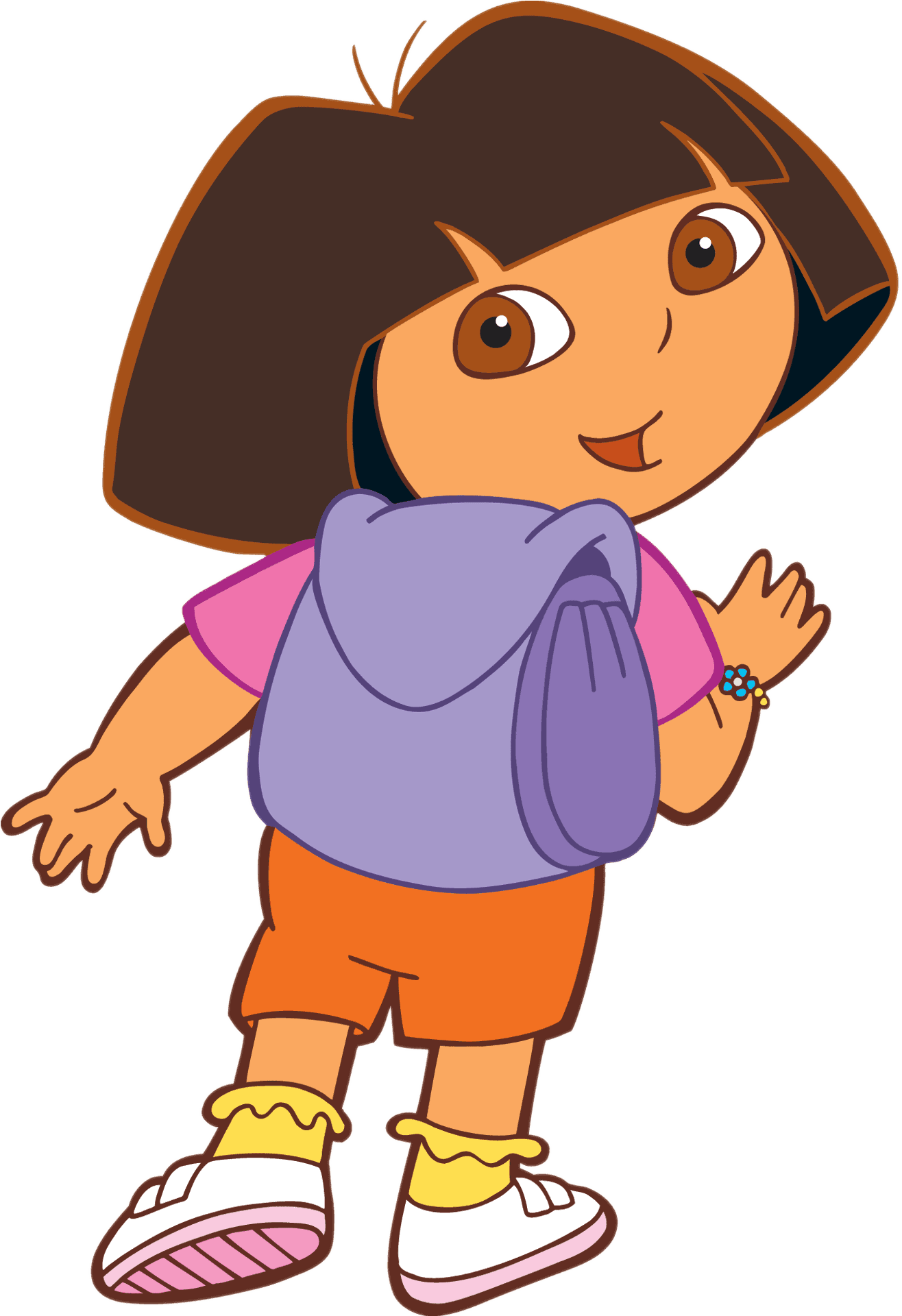 Dora The Explorer Animated Character PNG