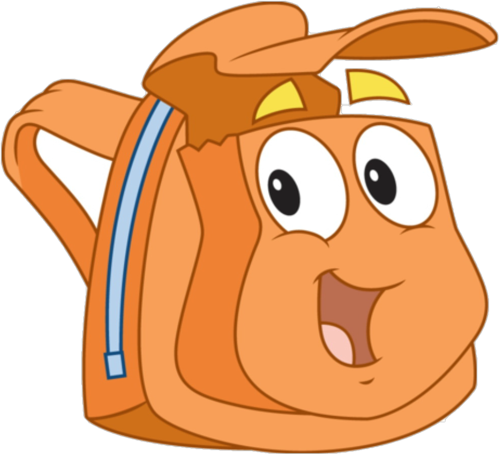 Dora The Explorer Backpack Character PNG