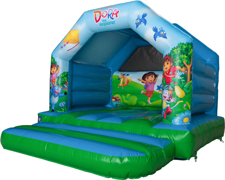 Dora The Explorer Inflatable Bounce House PNG