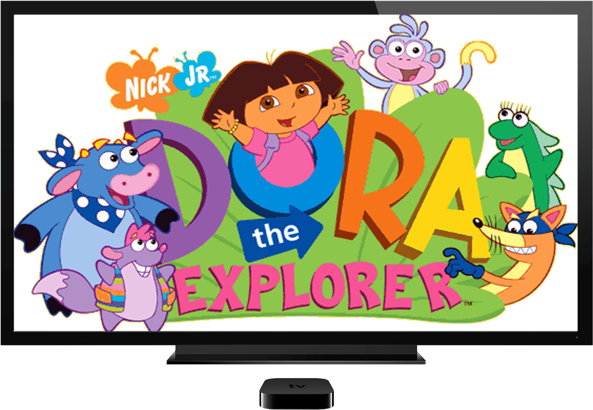 Dora The Explorer T V Show Display PNG