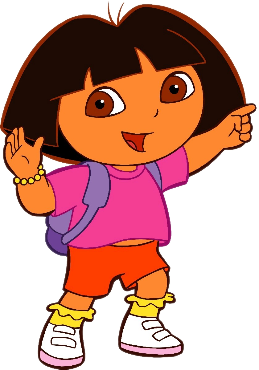 Download Dora The Explorer Waving | Wallpapers.com