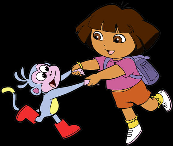 Dora_and_ Boots_ Adventure PNG