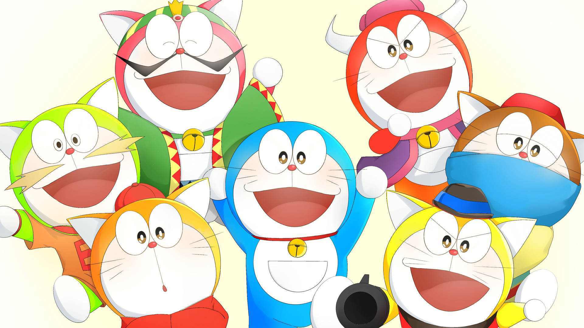 Doraemon 4k Diferente Papel de Parede