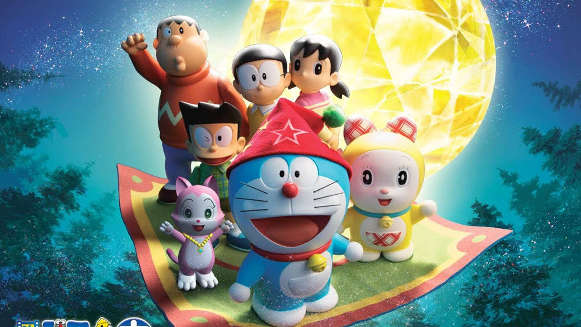 Doraemon And Nobita Magic Carpet Picture