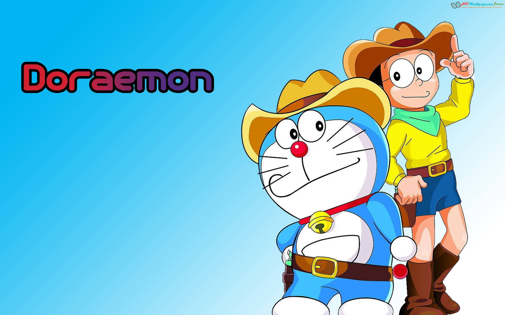 Doraemon And Nobita Poster Background