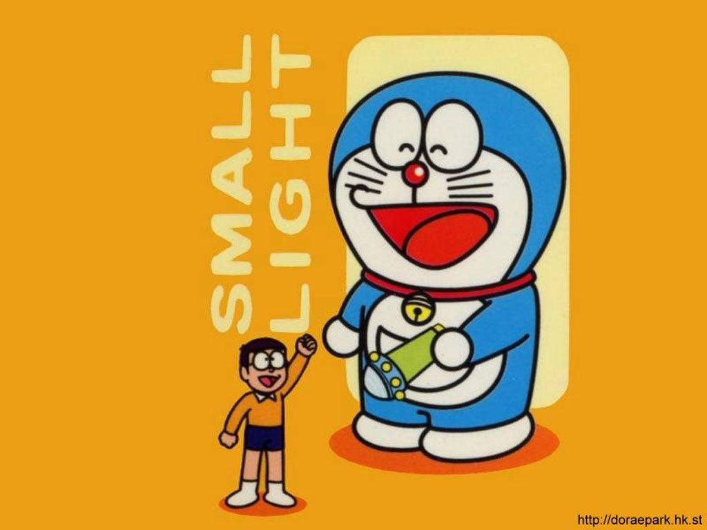 Doraemon And Nobita Small Light Art Picture