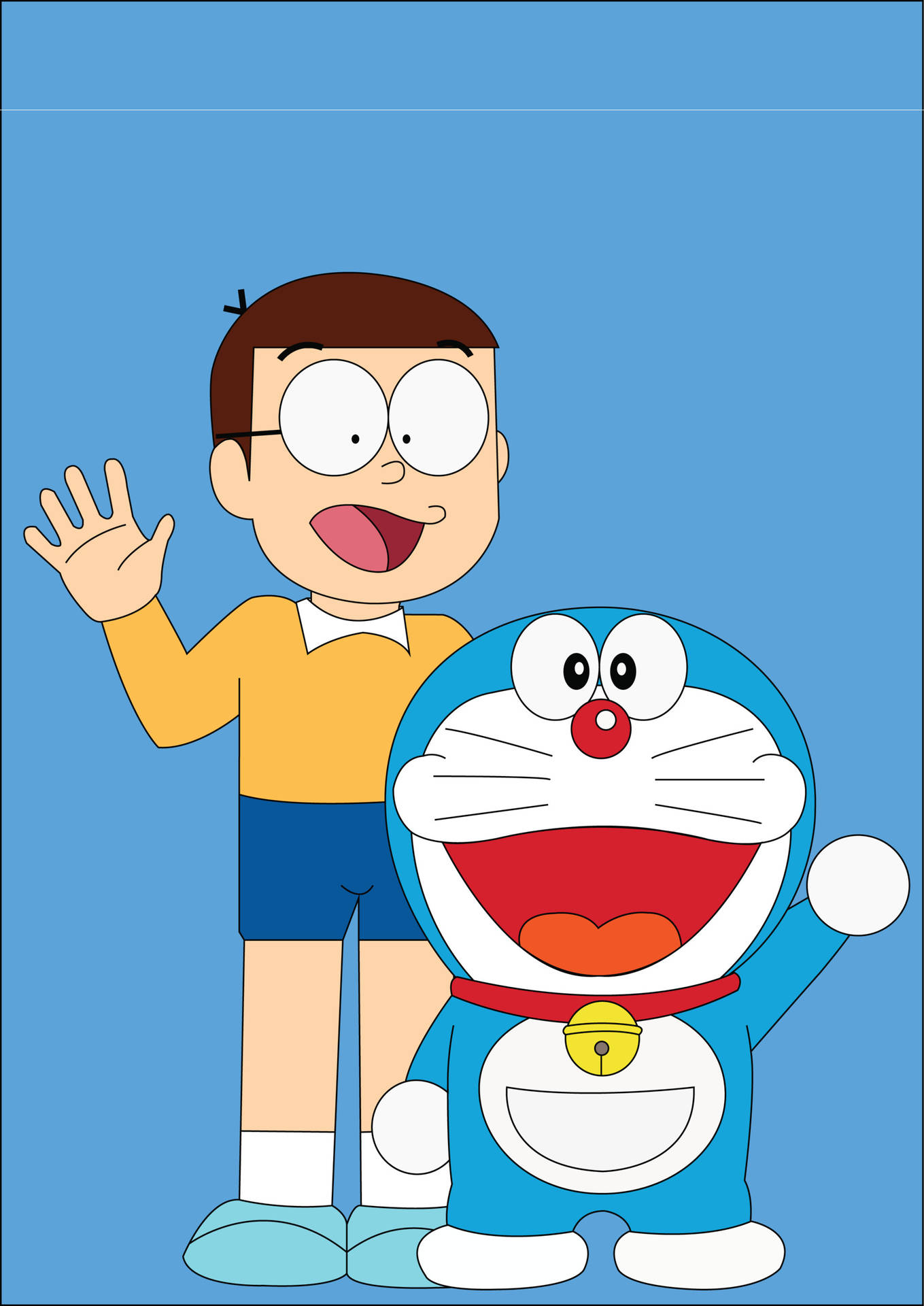 Doraemon And Nobita Together 4k