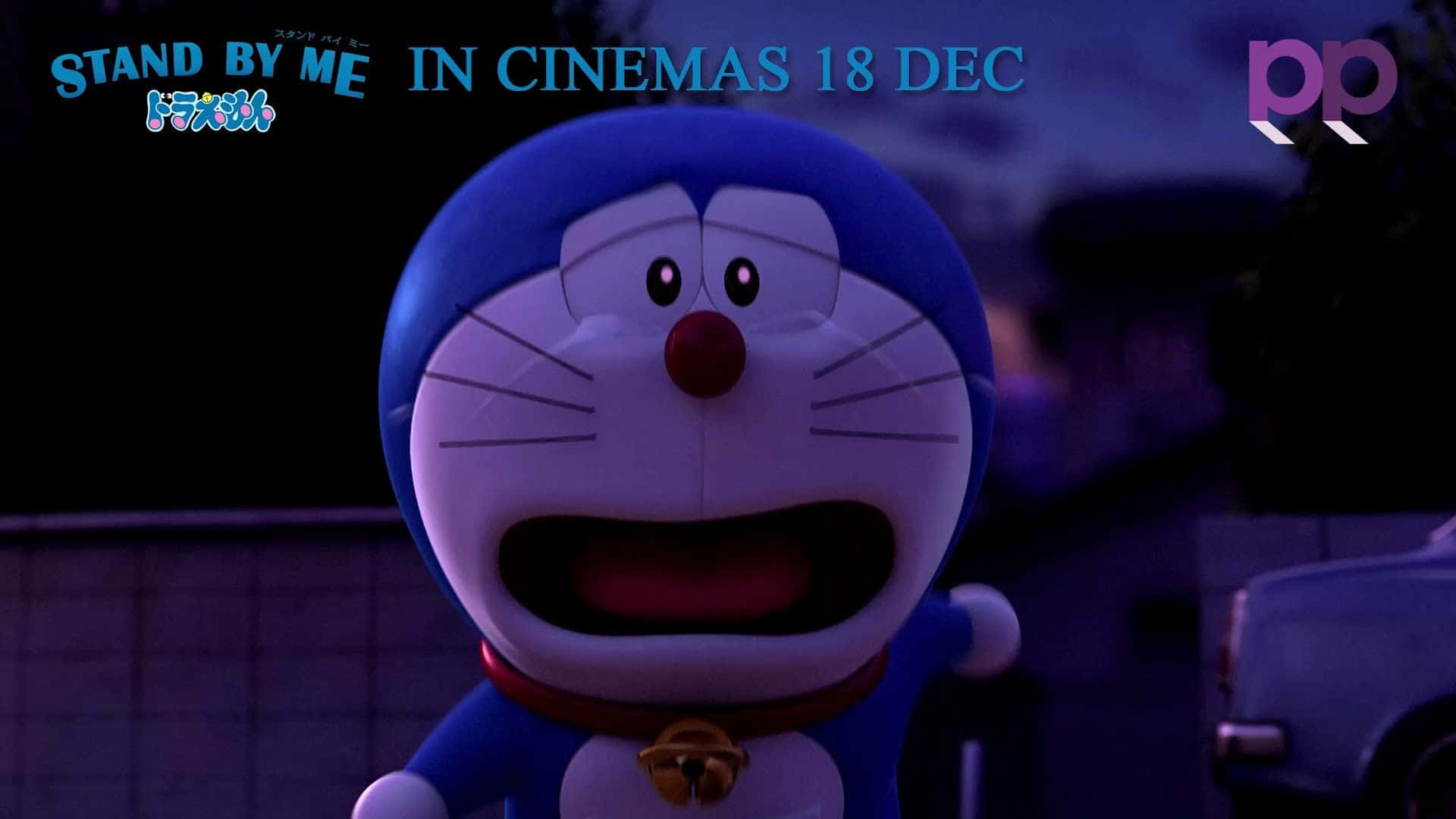 Blivmed Doraemon På Hans Eventyr Og Hjælp Fremtiden!