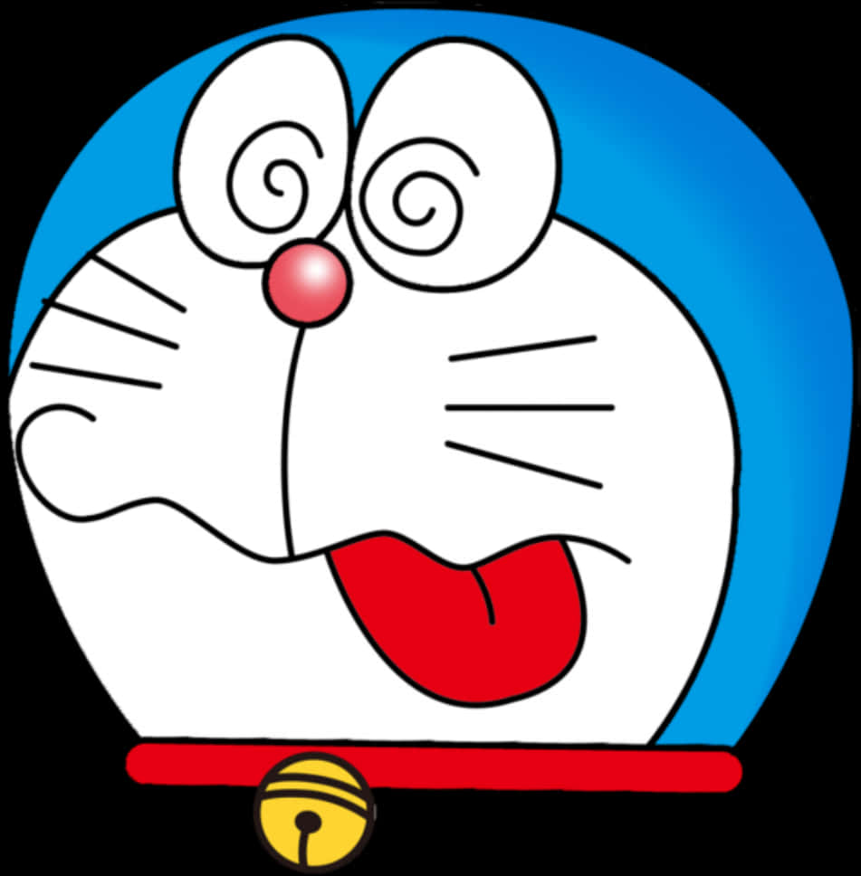 Doraemon Face Cartoon PNG