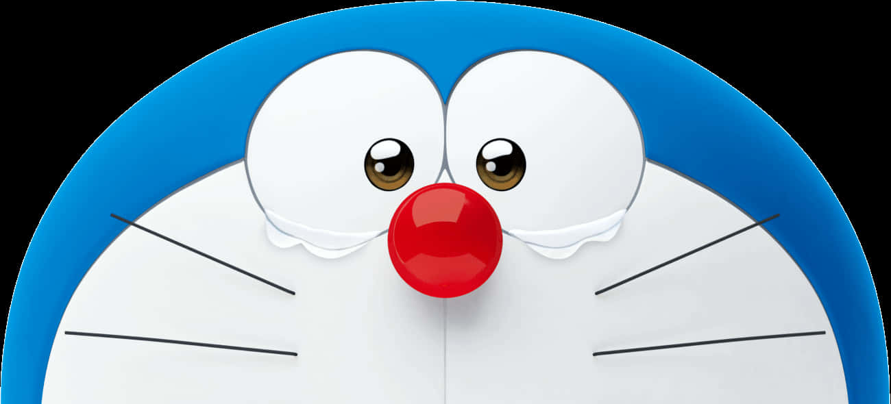 Doraemon Face Close Up PNG